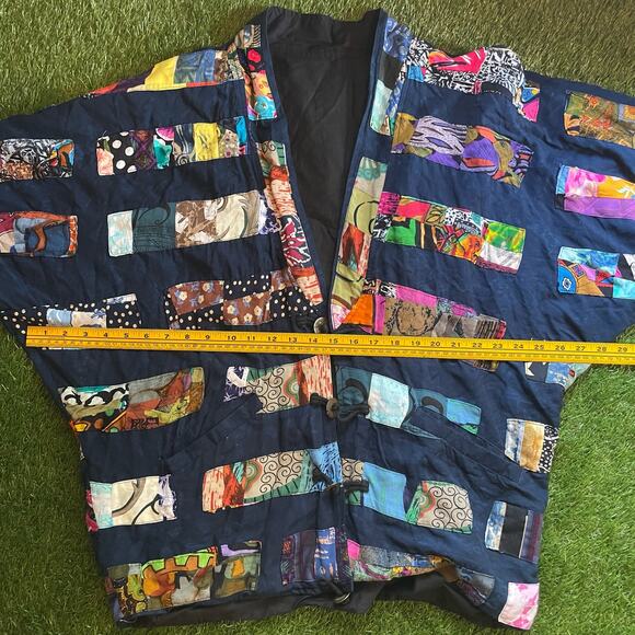 Patchwork Cozy Cotton Phoebe Buffay Jacket - Picture 7 of 7